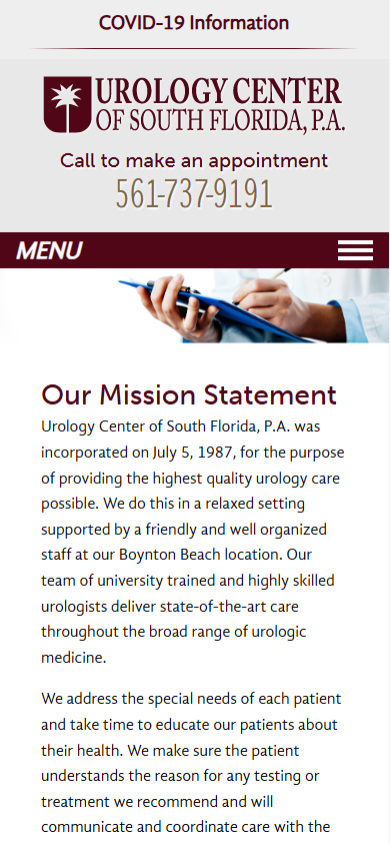 Urology Center — current site